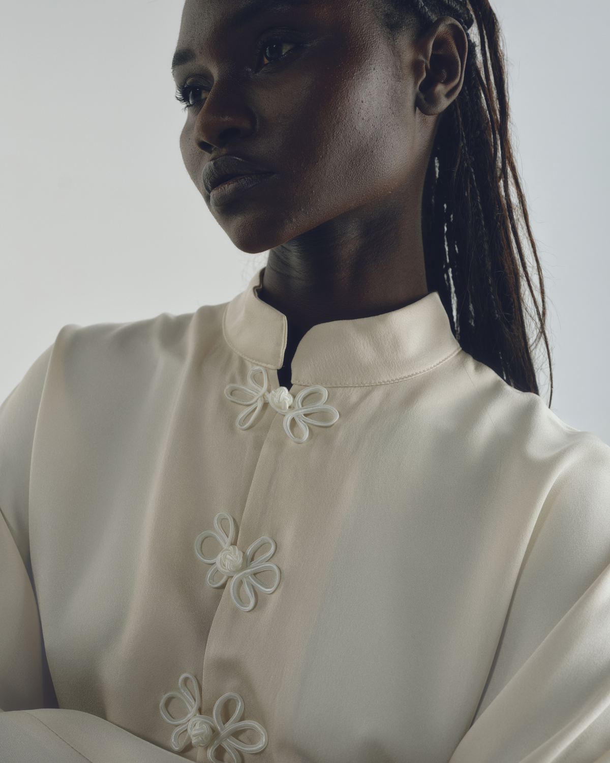 Blusa Oriental Creme