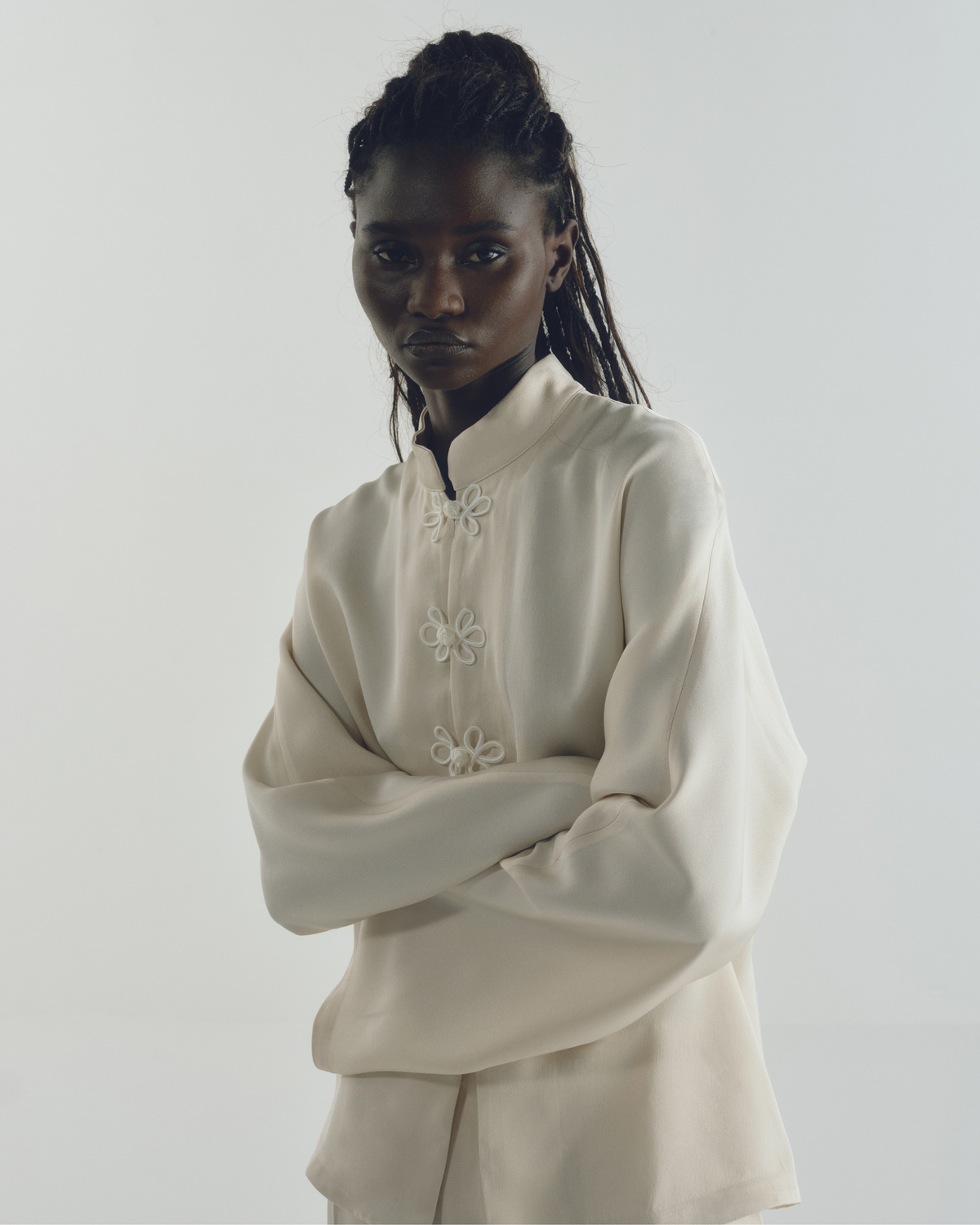 Blusa Oriental Creme