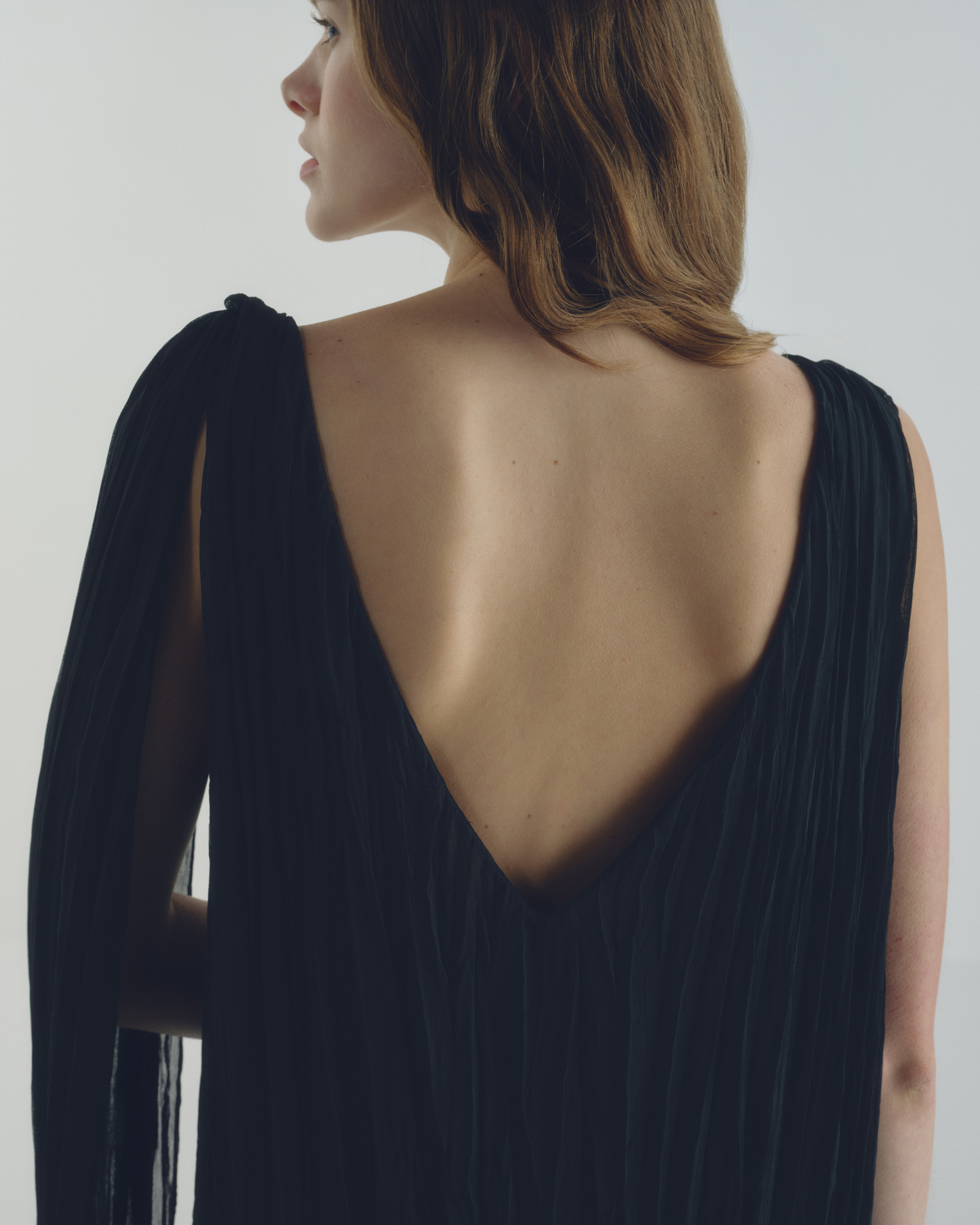 Vestido Wrinkled Preto