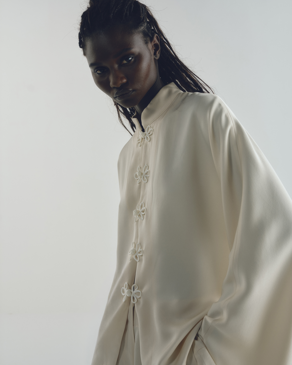 Blusa Oriental Creme