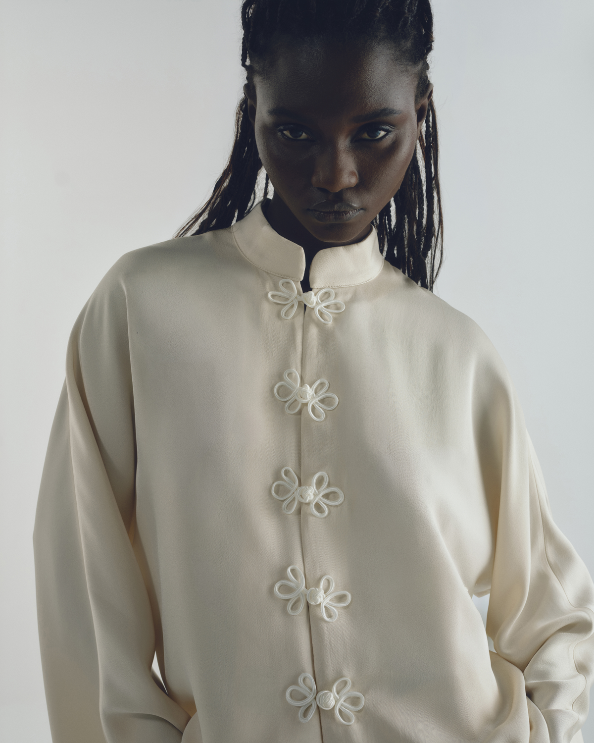 Blusa Oriental Creme
